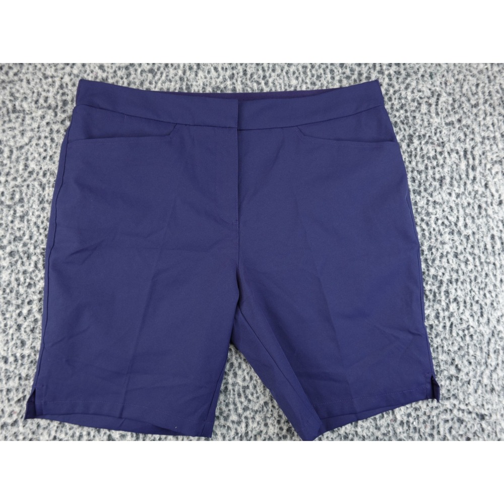 Puma Golf Shorts Womens L Purple Excellent Stretch Active Performance Pockets